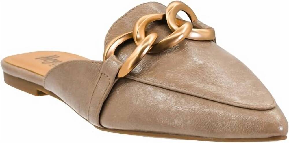 NEW CORKYS FOOTWEAR women's playin for keeps pointed-toe slip-on mule in brown